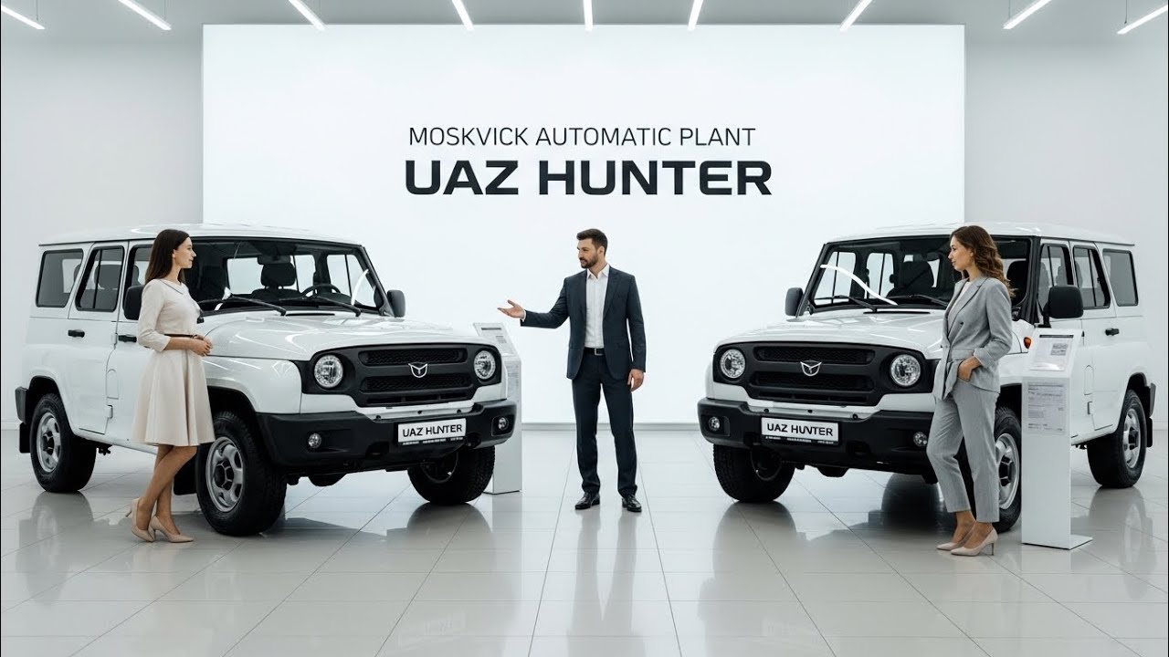 Road Drive | Moskvick Automatic Plant UAZ Hunter 2026 Review 🚙 | finally launched!!!!!!