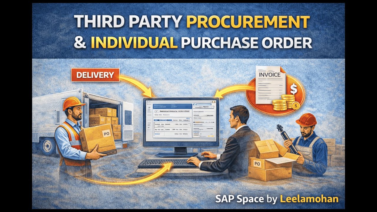 Business Scenario 2: Third Party Procurement Process | Individual Purchase Order (IPO) | SAP MM-SD