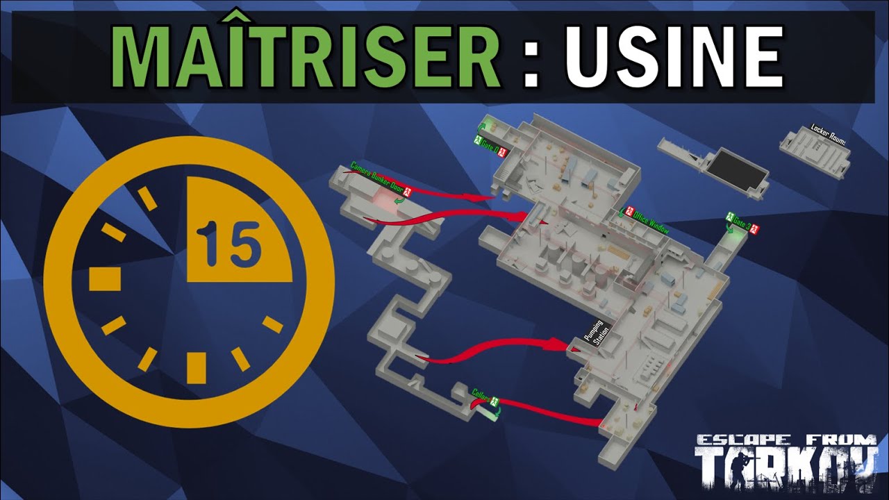 GUIDE USINE ! - G&eacute;rer la carte usine en 15 minutes ! - Conseils et Infos Tarkov FR