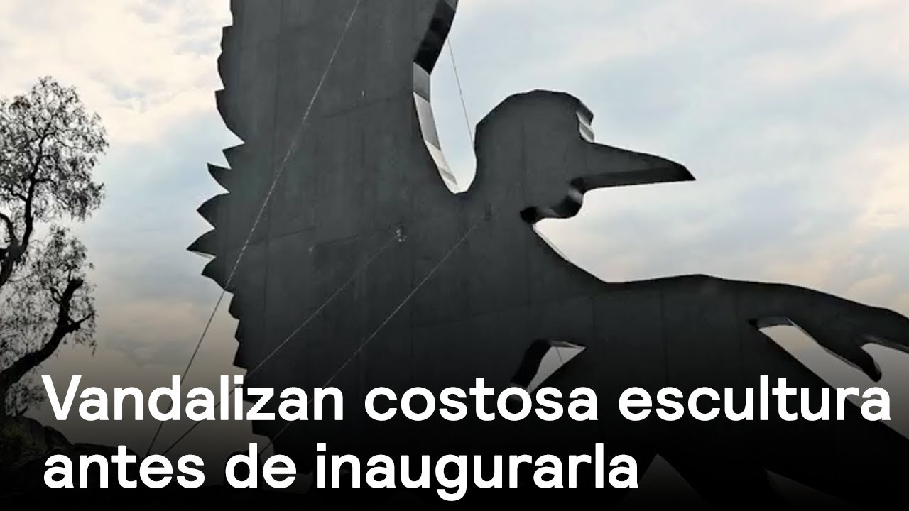 Vandalizan costosa escultura antes de inaugurarla - En Punto con Denise Maerker