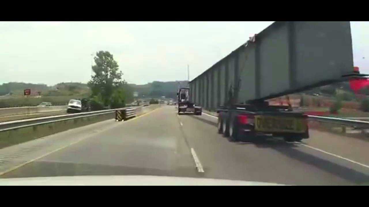 Accident with very large cargo truck