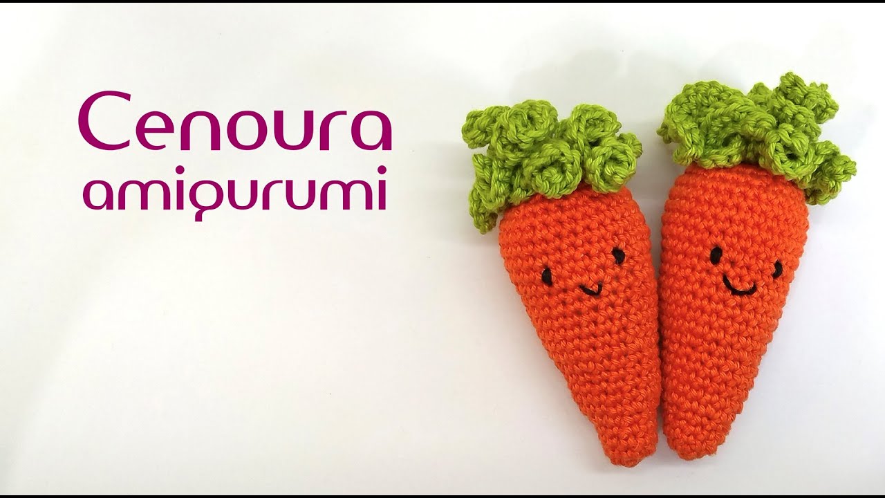 Cenoura amigurumi (crochê páscoa)