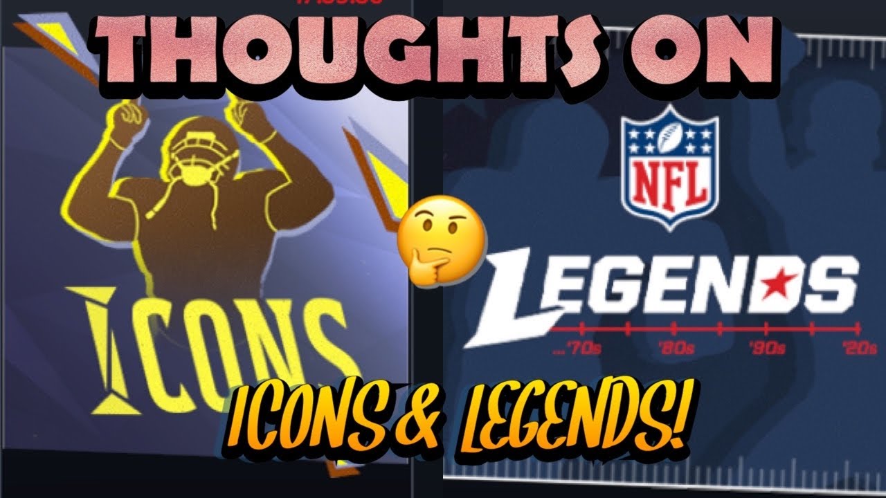 MY THOUGHTS OVERALL ON THE ICONS PROMO AND LEGENDS PROGRAM!!! | Madden Mobile 21