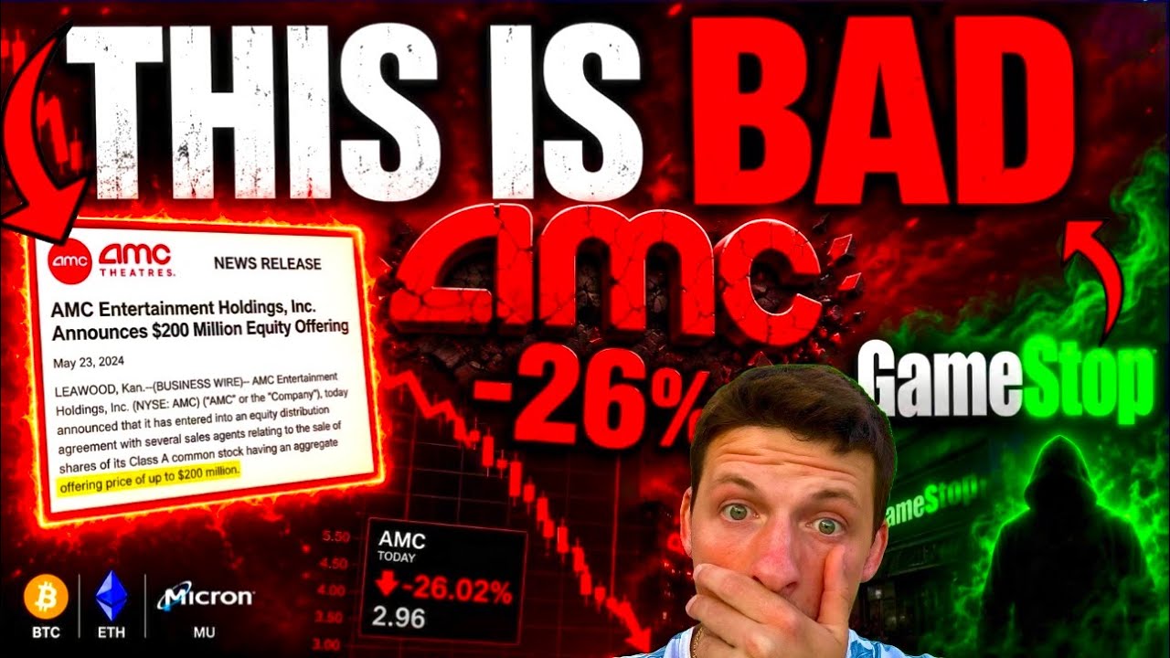 AMC STOCK - THEY SMASHED SHAREHOLDERS... AGAIN! (DILUTION)