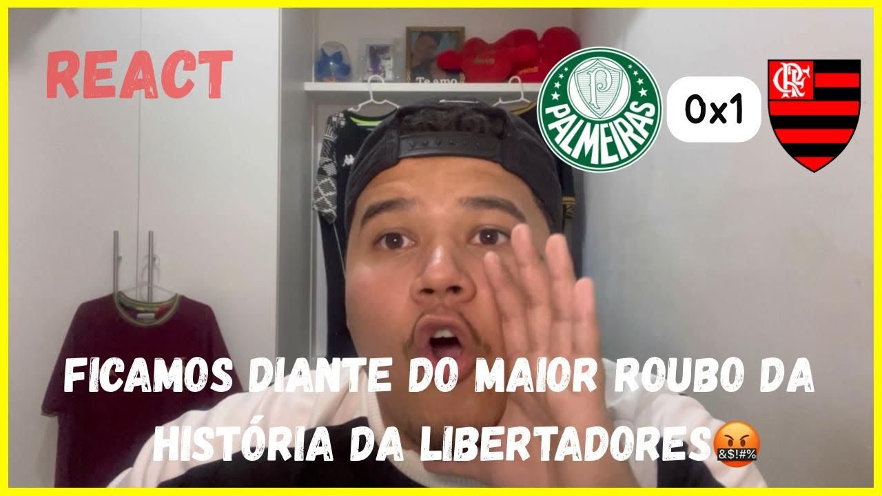 UMA VEZ ROUB0 E SEMPRE ROUB0 🤬 - PALMEIRAS 0x1 FLAMENGO - REACT DO SANDRINHO 