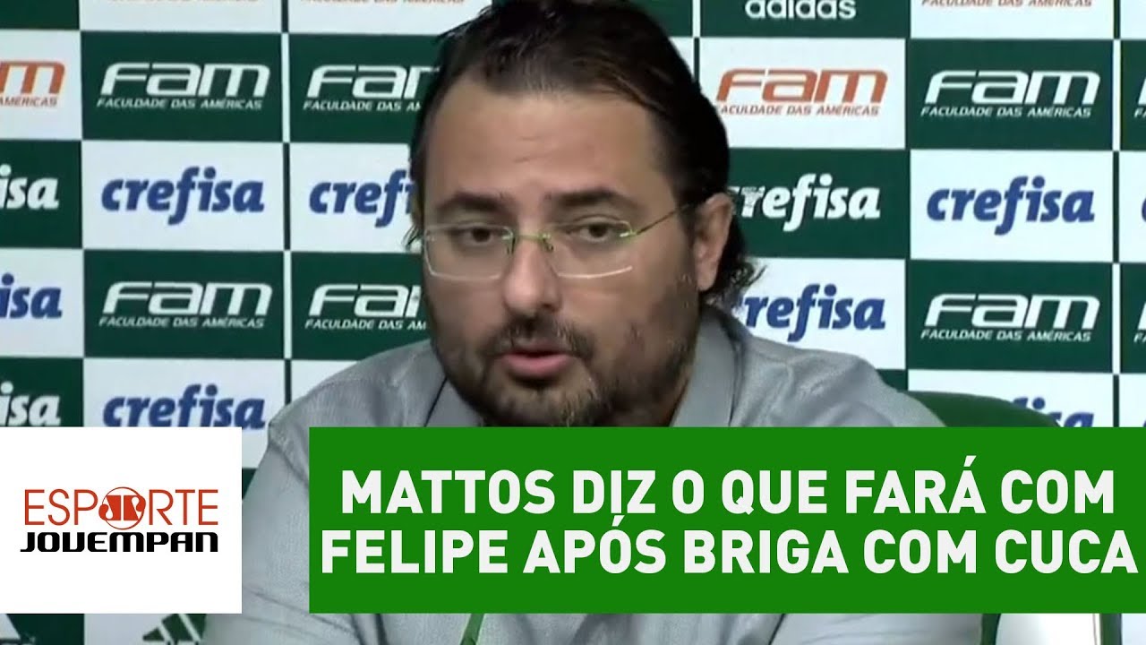 Mattos diz o que far&aacute; com Felipe Melo ap&oacute;s briga com Cuca!