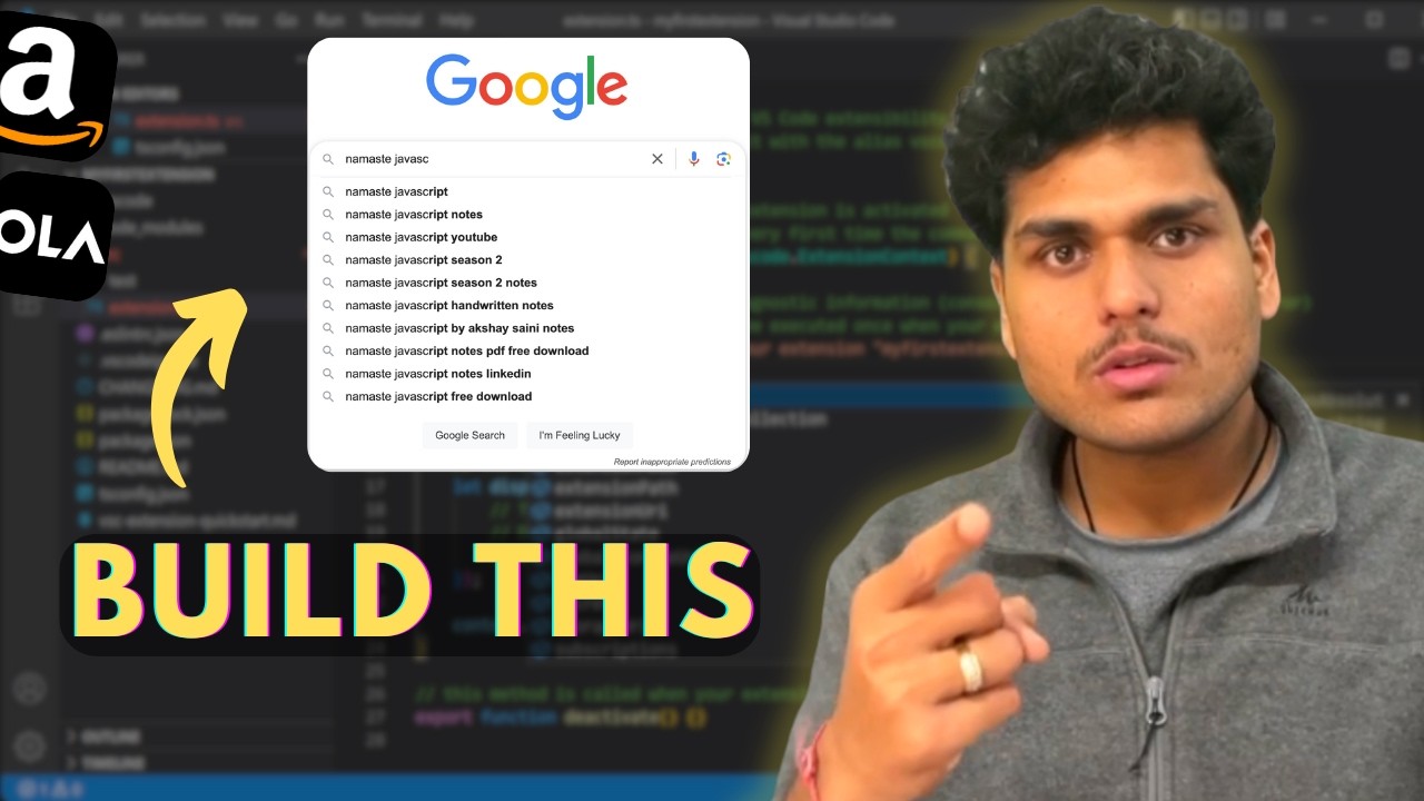 Autocomplete Search Bar (Amazon, Ola) - Frontend Interview Question using React
