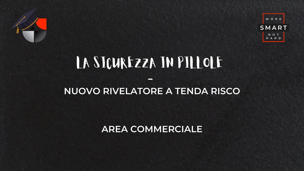 La sicurezza in pillole - Nuovo rivelatore a tenda Risco [ Smart Academy - Area commerciale ]