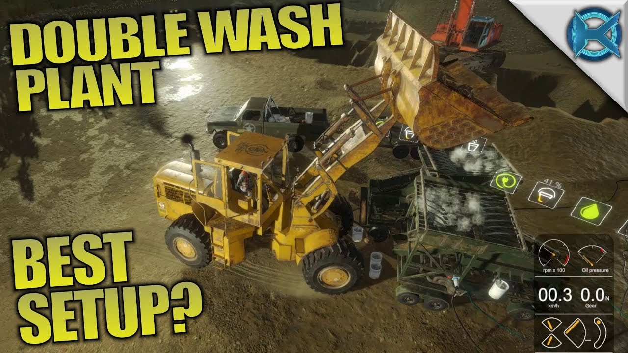 DOUBLE WASH PLANT BEST SETUP? | Gold Rush: The Game | Let's Play Gameplay | S01E11
