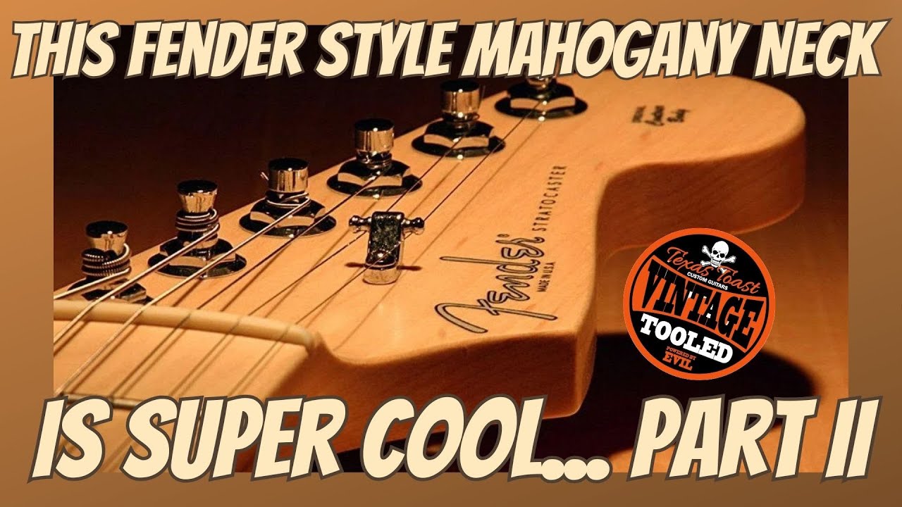 This Mahogany Fender Style Bolt-On Neck Is Super Cool Part II