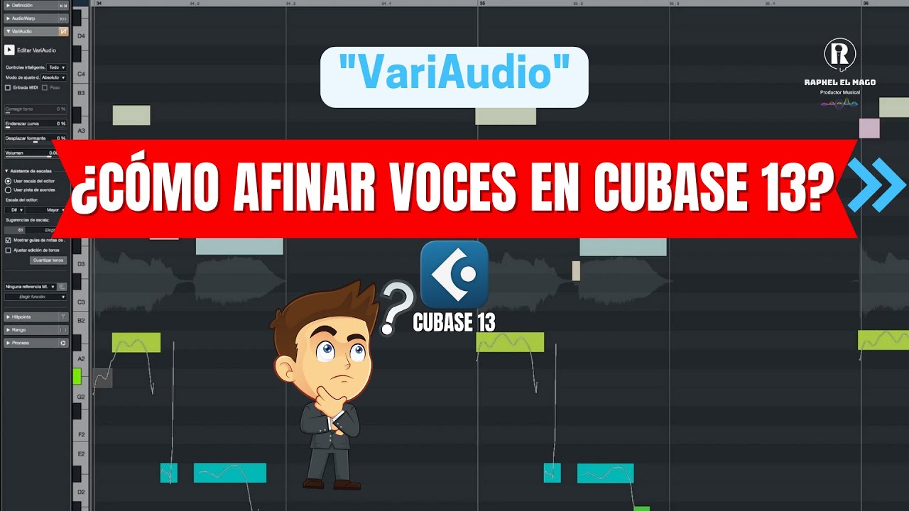 ¿ Cómo Afinar Voces en Cubase 13 ?