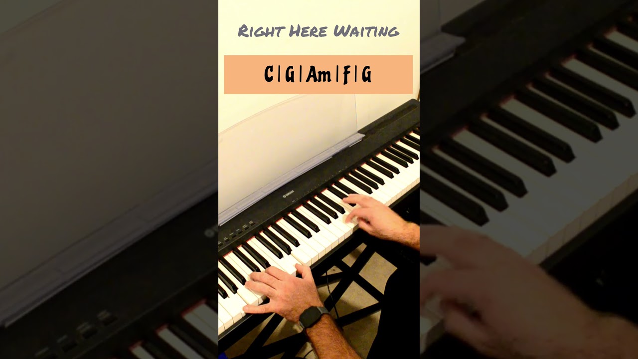 Richard Marx - Right Here Waiting Piano cover #pianocover #piano #intro