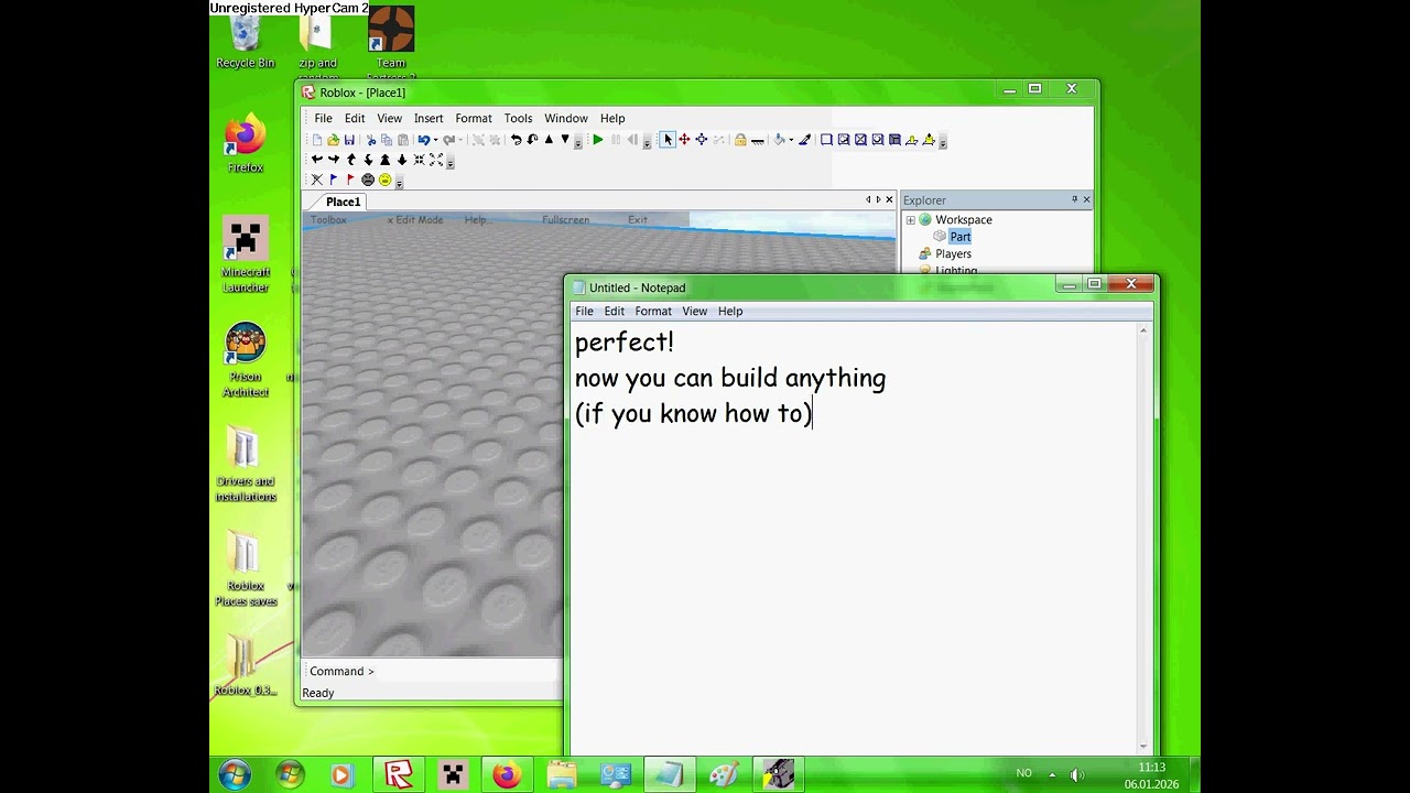Roblox march 2007 client Tutorial
