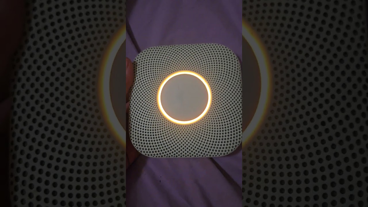 (Google voice) Nest protect low battery message #smokealarm #firealarm