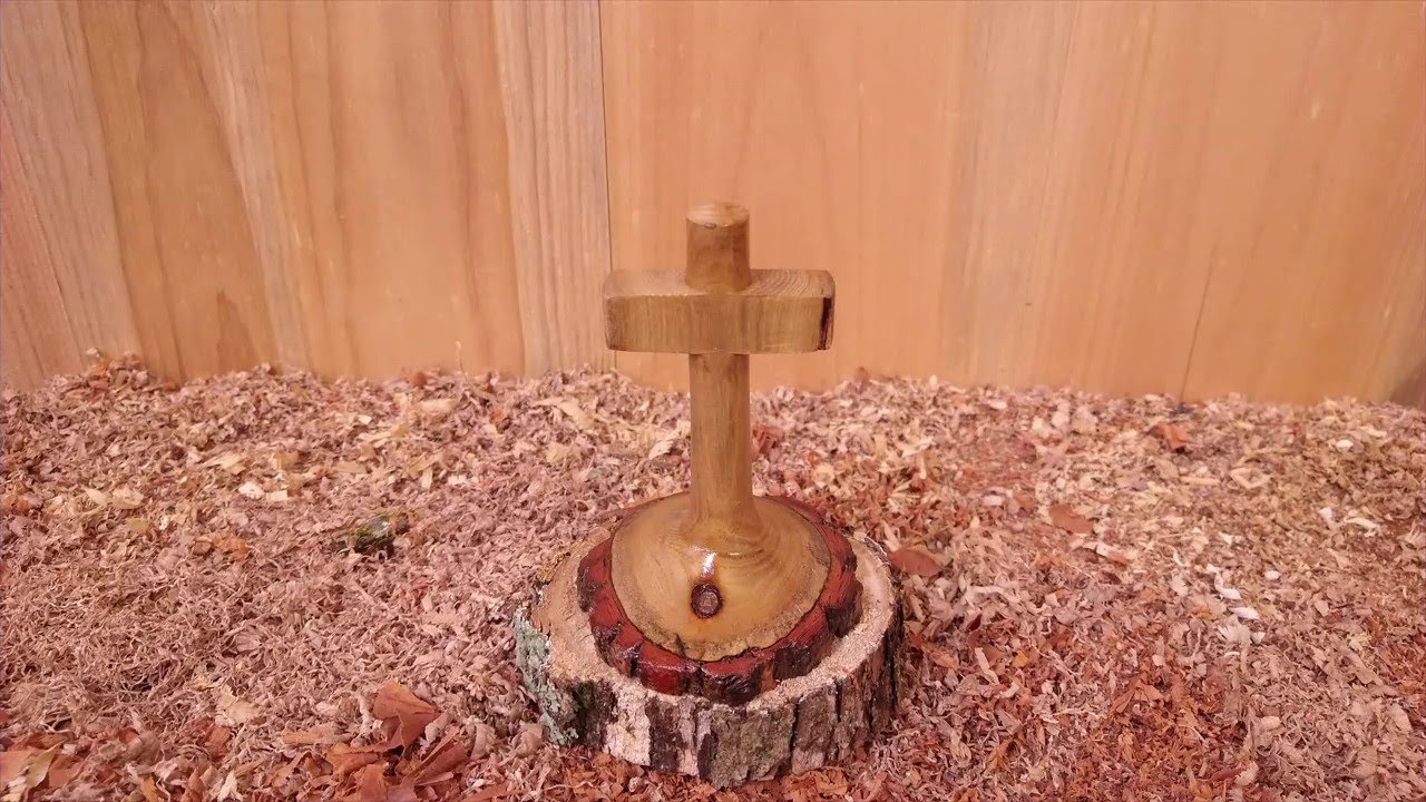 Woodturning a Rustic Cross