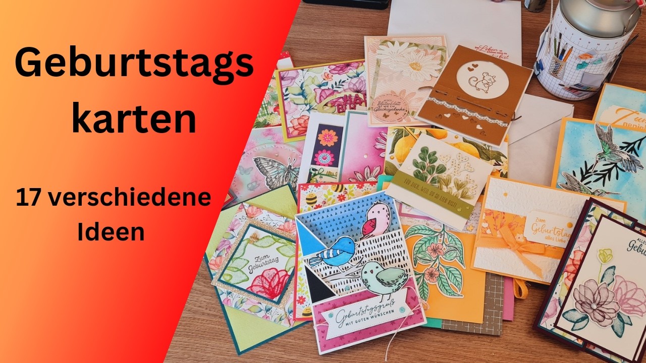Meine Geburtstagspost 2024 (so viele tolle Kartenideen)