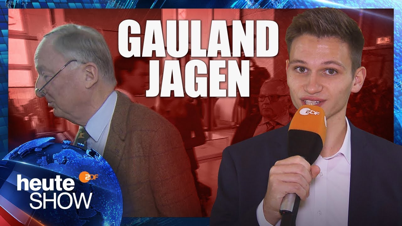 Fabian Köster bei der ersten Sitzung des neuen Bundestags | heute-show vom 27.10.2017