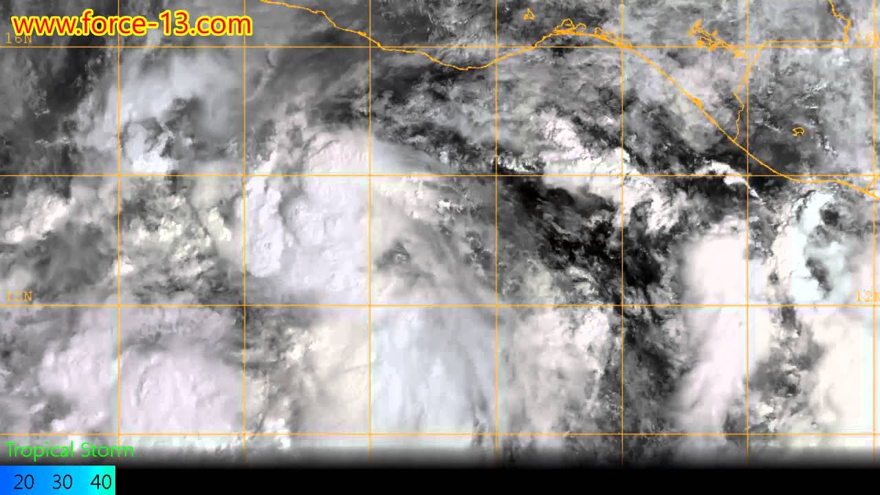 Satellite imagery of Hurricane Patricia (October 2015)
