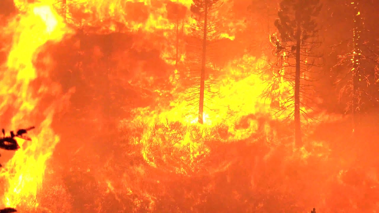Caldor Fire Update: Raw overnight video of the wall of flames approaching River Park Estates