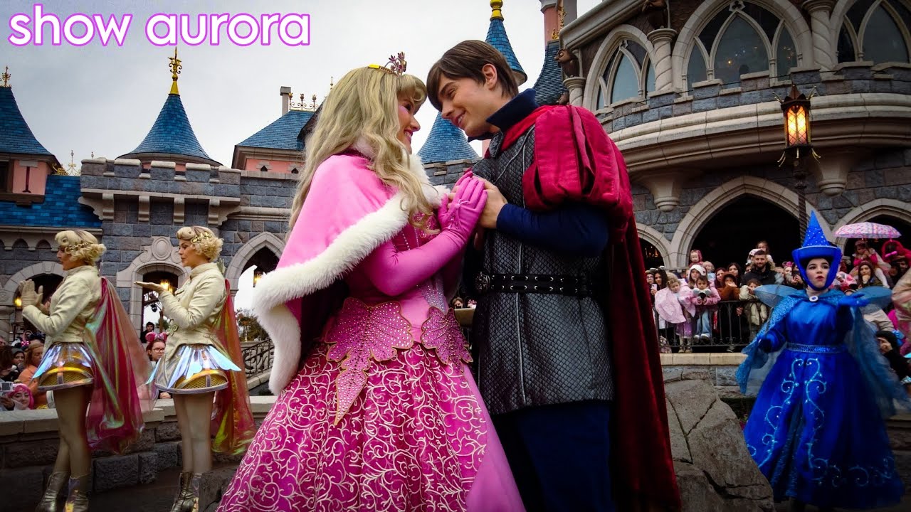 Show Aurora Disneyland Paris navidad 2025