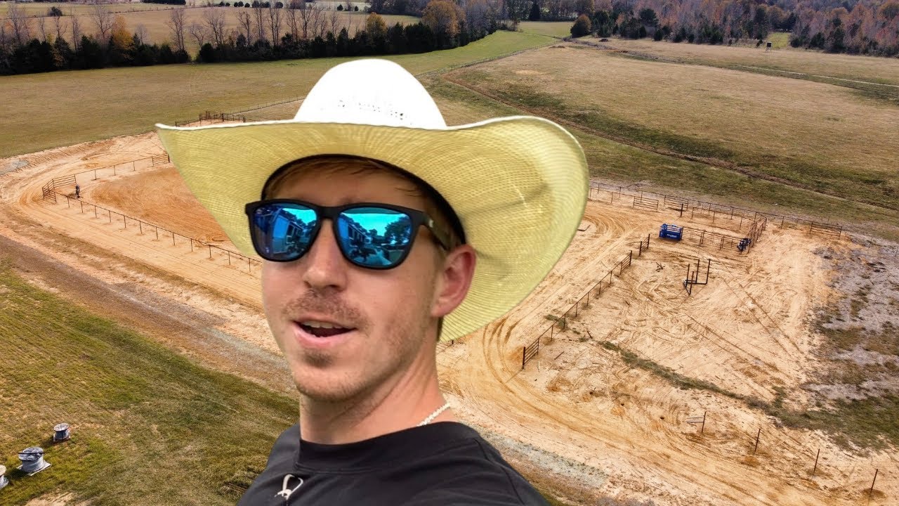 The team roping pen is almost FINISHED!!