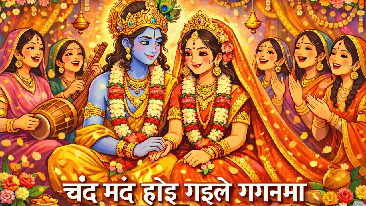 चंद मंद होइ गइल गगनमा | Mithila Wedding Song | Maithili Vivah Geet
