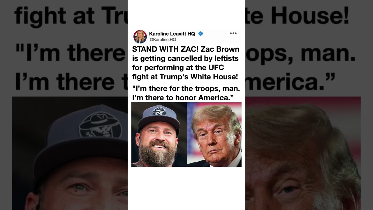 Zac Brown Performance Sparks Debate 🇺🇸