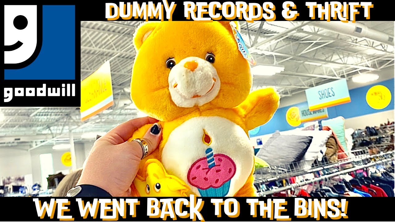 WE WENT TO THE BINS! | COME THRIFTING WITH US #101 | [#goodwill #goodwillbins #carebears #thrift]