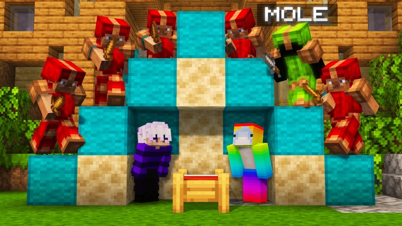 Bedwars Manhunt But Theres a Mole