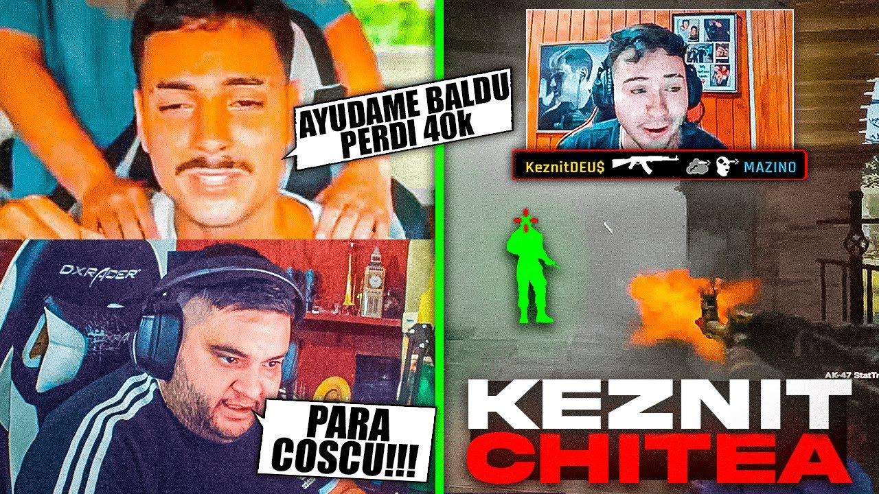 COSCU PIDE AYUDA a BALDU [BROMA] y KEZNIT CHITEA en CSGO TAMBIEN
