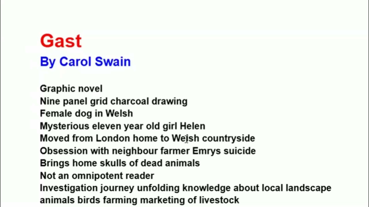 Gast by Carol Swain Hindi Summary