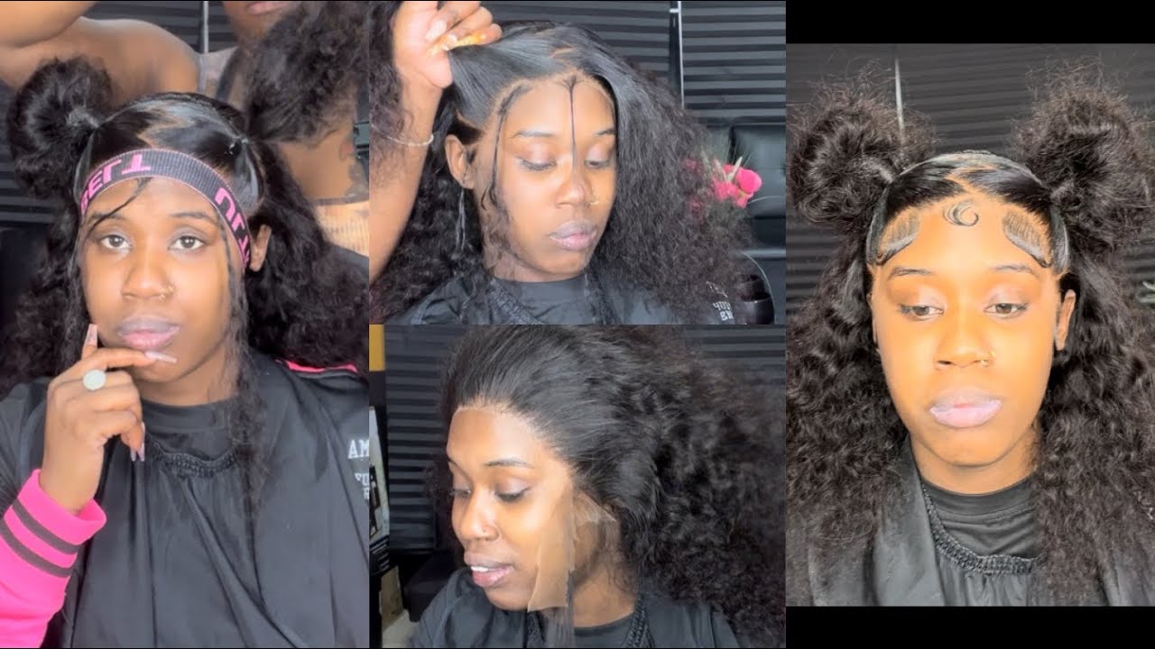 SEAMLESS MELT! SCALP KNOTS HD LACE🔥| 2 Space Buns with Middle ZigZag Part| IDN Hair