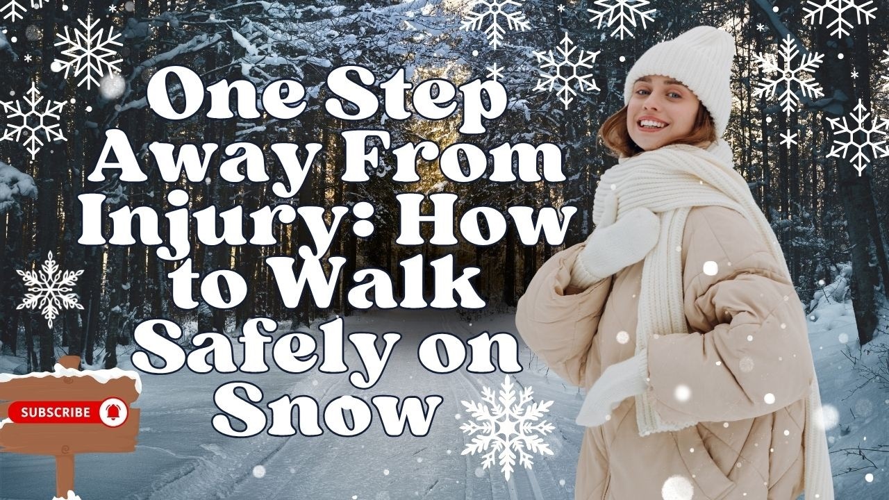 One Step Away From Injury: How to Walk Safely on Snow ❄️