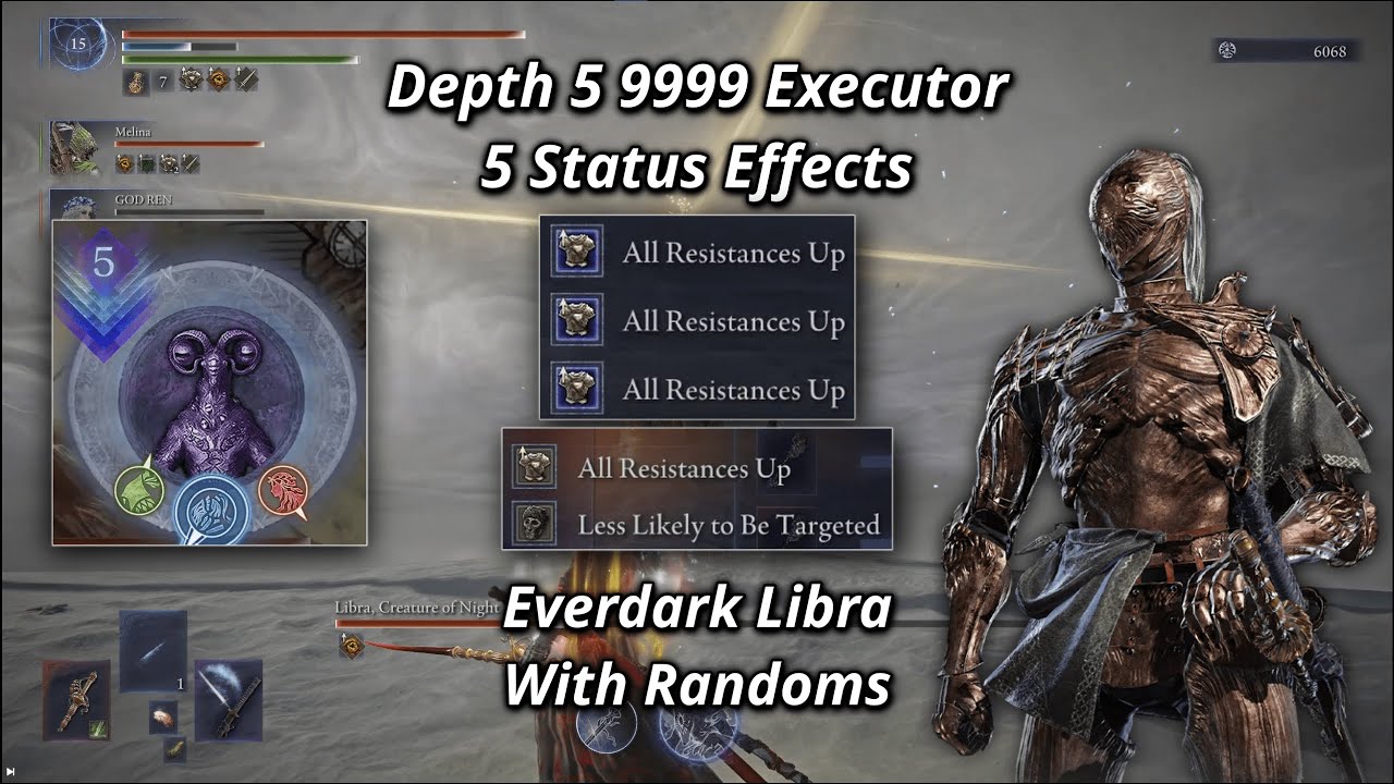 Nightreign - Depth 5 - Everdark Libra Mastery (Almost No Hit - Read the Description)