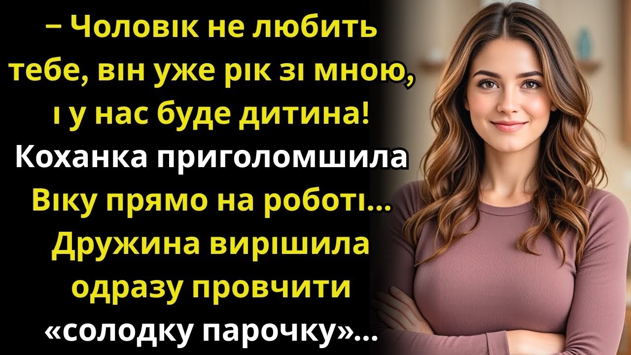 Коханка чоловіка заявилася до Віки на роботу, хотіла зганьбити, але дружина не розгубилася