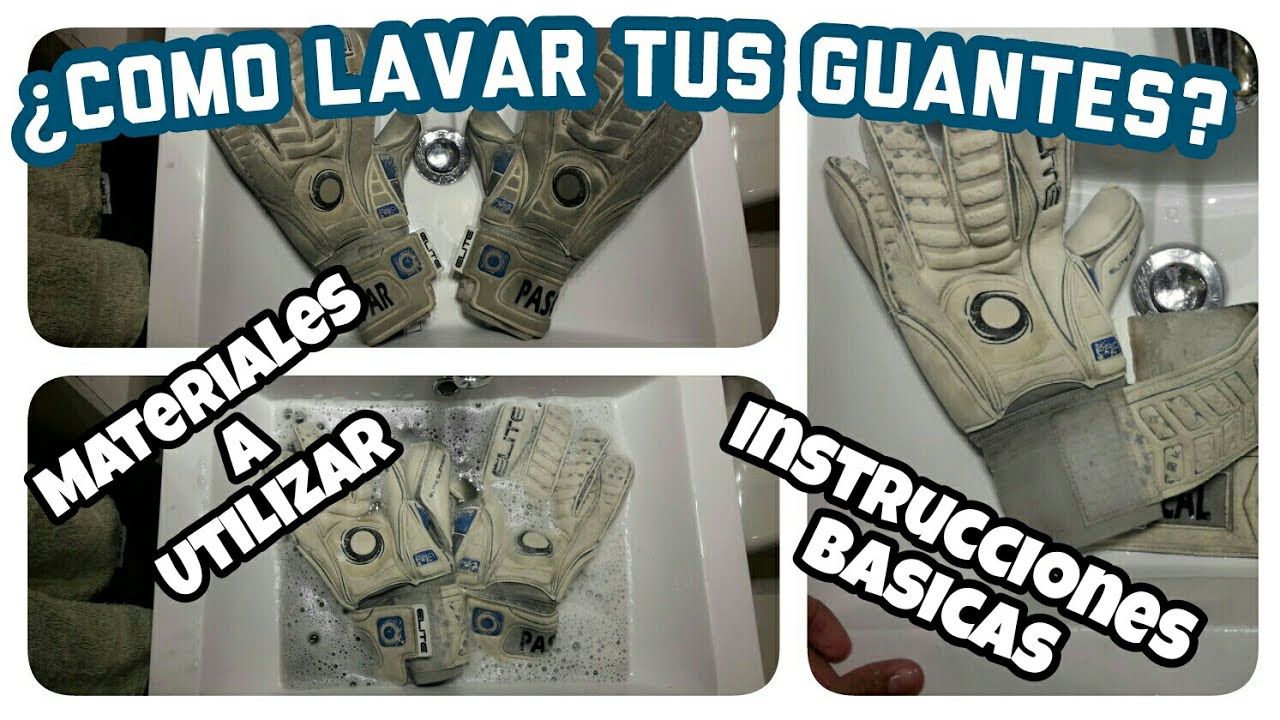 ¿CÓMO LAVAR TUS GUANTES DE PORTERO? | Tips para Porteros #3 (Español)