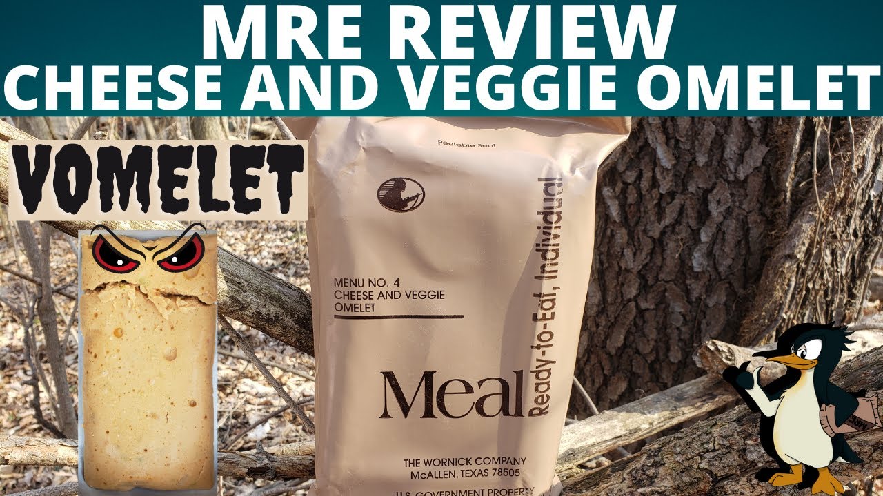 MRE Review Cheese and Veggie Omelet AKA The Vomelet