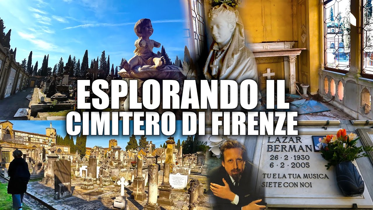ESPLORANDO IL CIMITERO MONUMENTALE DI FIRENZE PER RISCOPRIRE I SUOI PERSONAGGI STORICI DIMENTICATI!