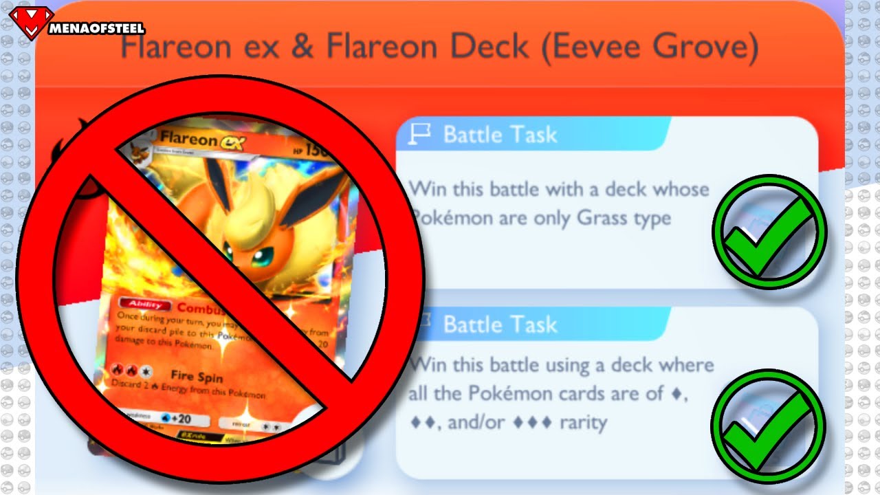How to Beat Flareon EX Expert Solo Battle with ONLY GRASS TYPES! (LOW RARITY)
