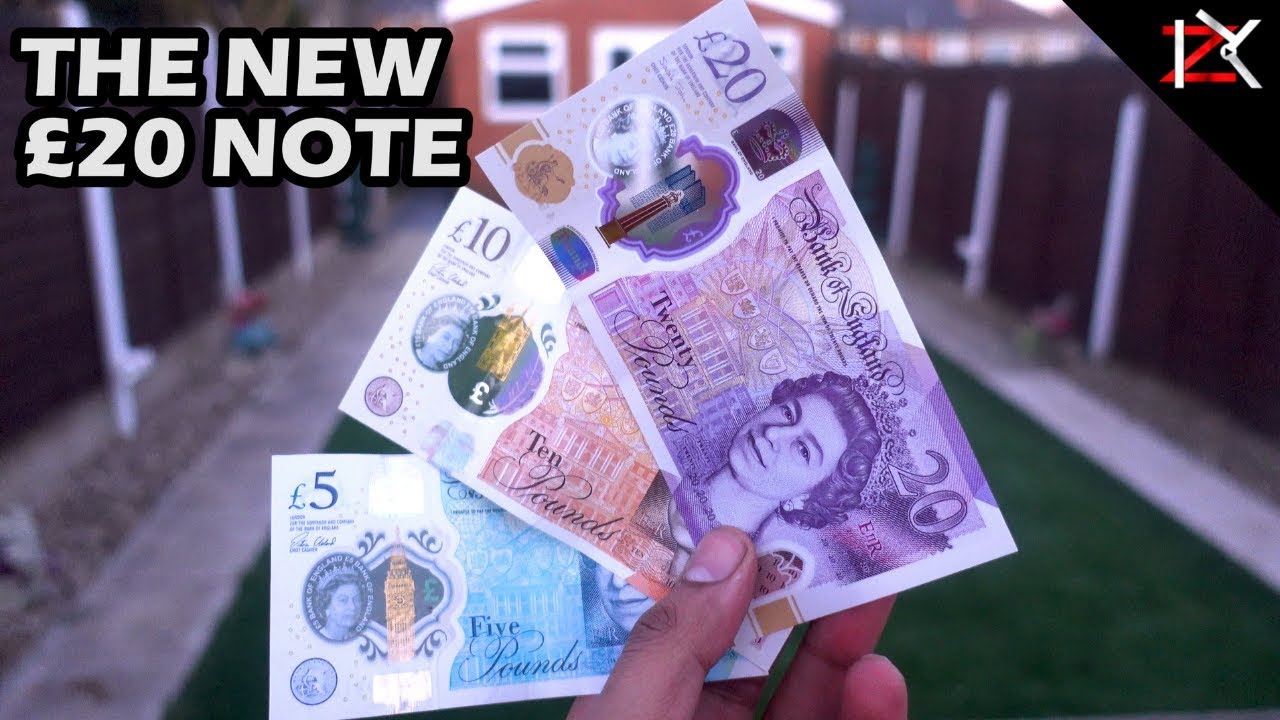 NEW &pound;20 Polymer English Note In 2020 | How Tough Is The New &pound;20 Plastic Note | Security Features