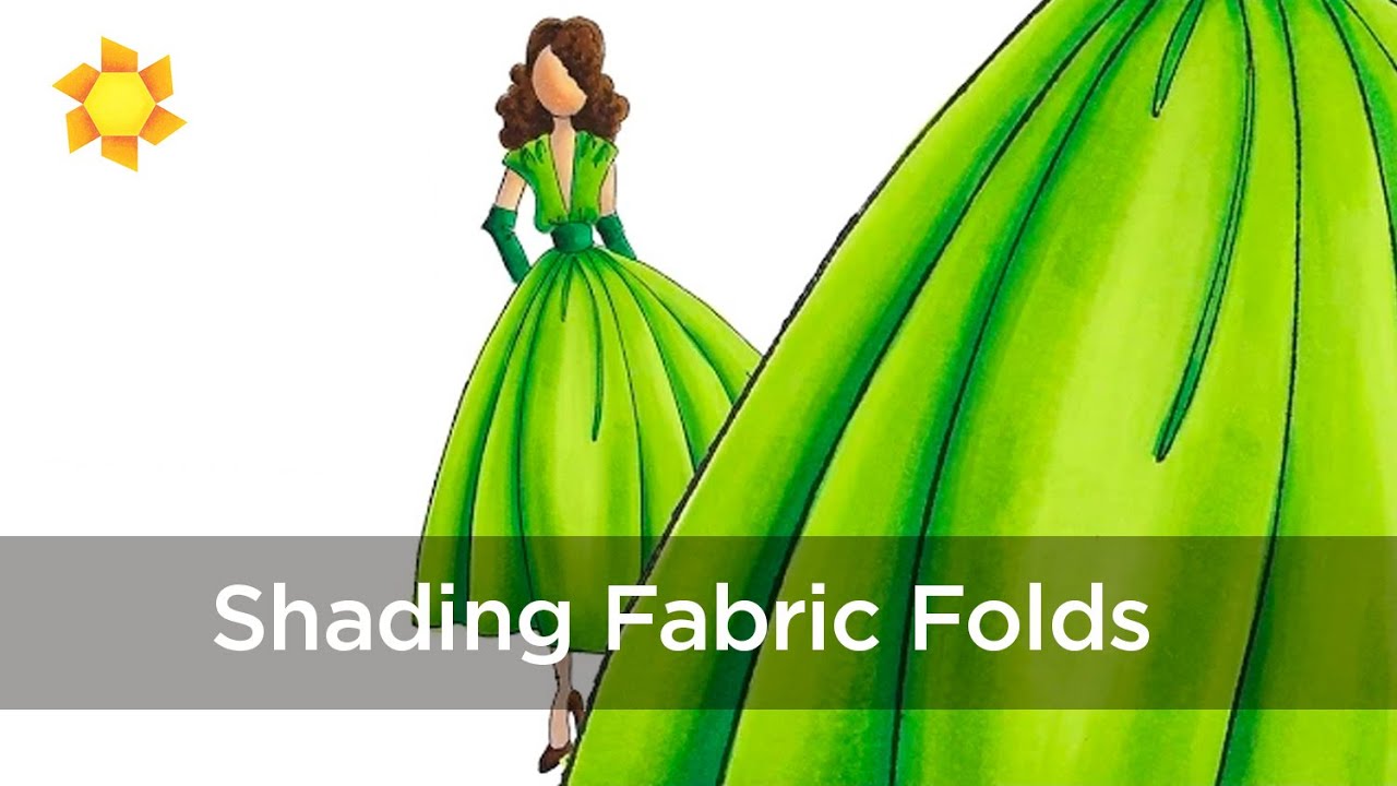 Shading Fabric Folds with Copics