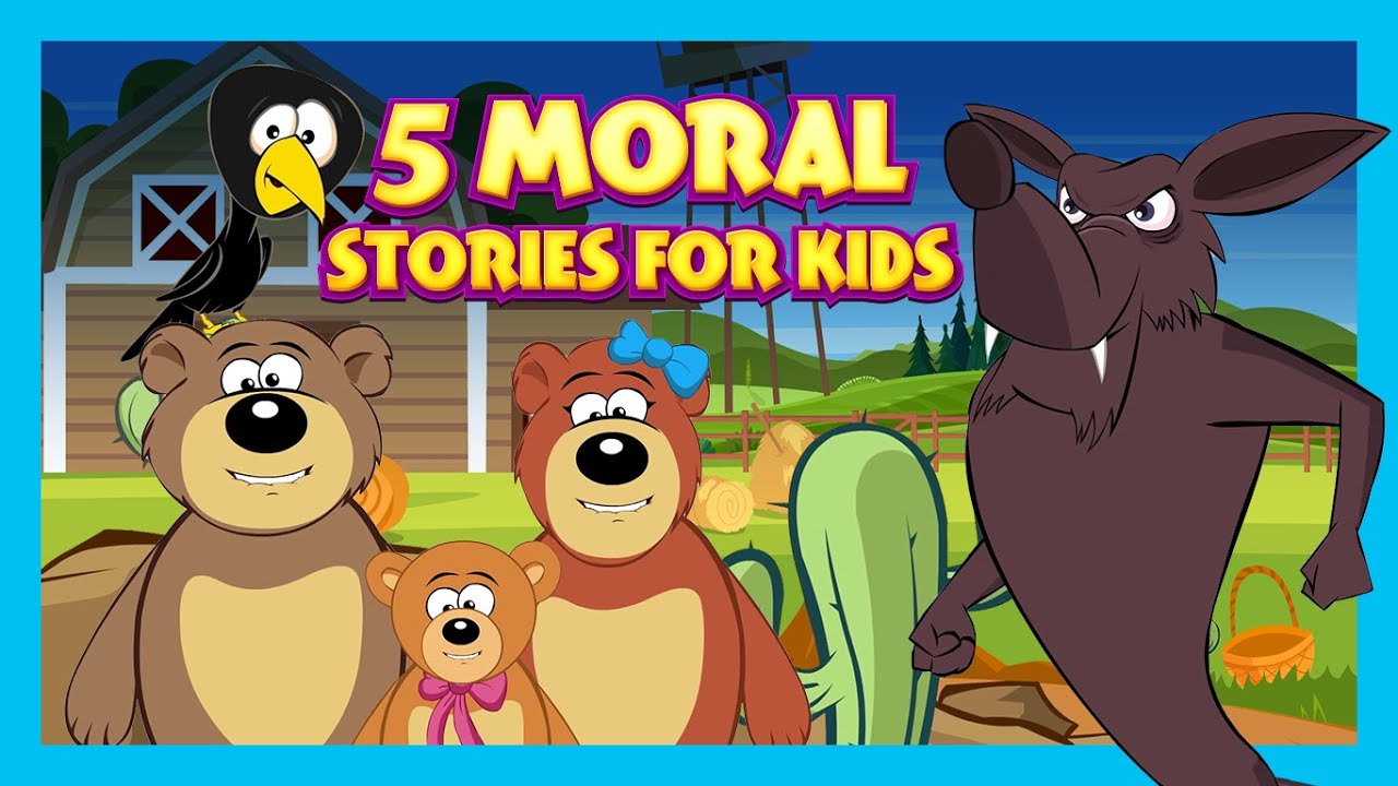 5 #moralstories for Kids 🌟 | #bedtimestories with Life Lessons | #animatedstories T-Series Kids Hut|