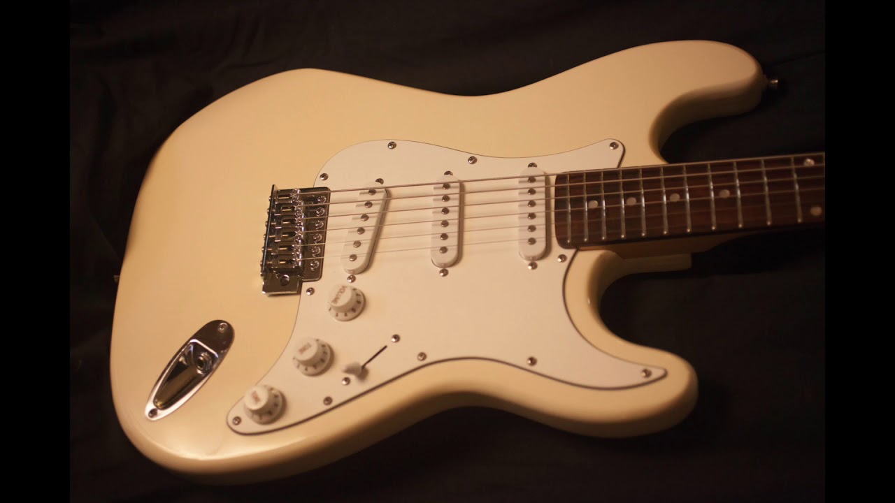 Baritone Strat Conversion with Custom Switching Sound Test