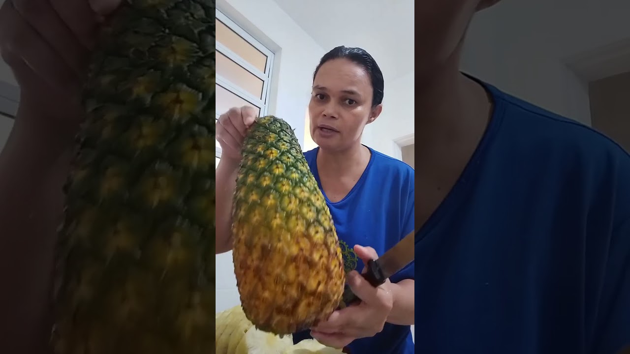 Passo a passo de como preparar o abacaxi pro recheio de bolo 