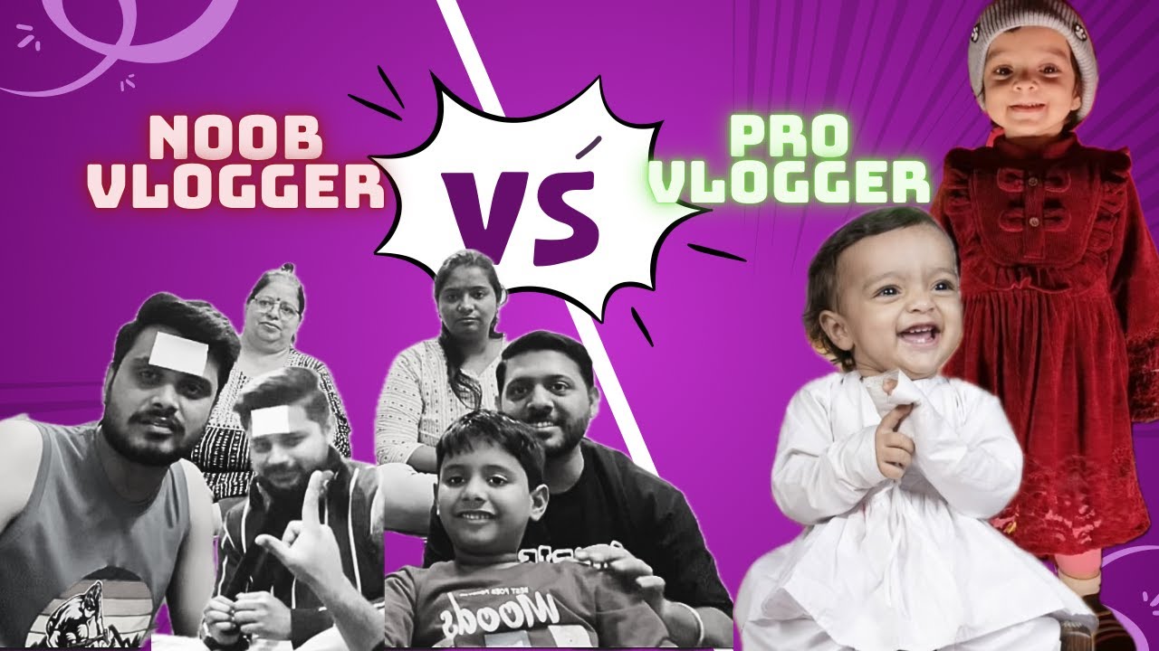 Noob vlogger 🫩 Vs pro vlogger😎 | and Much more Fun and Games