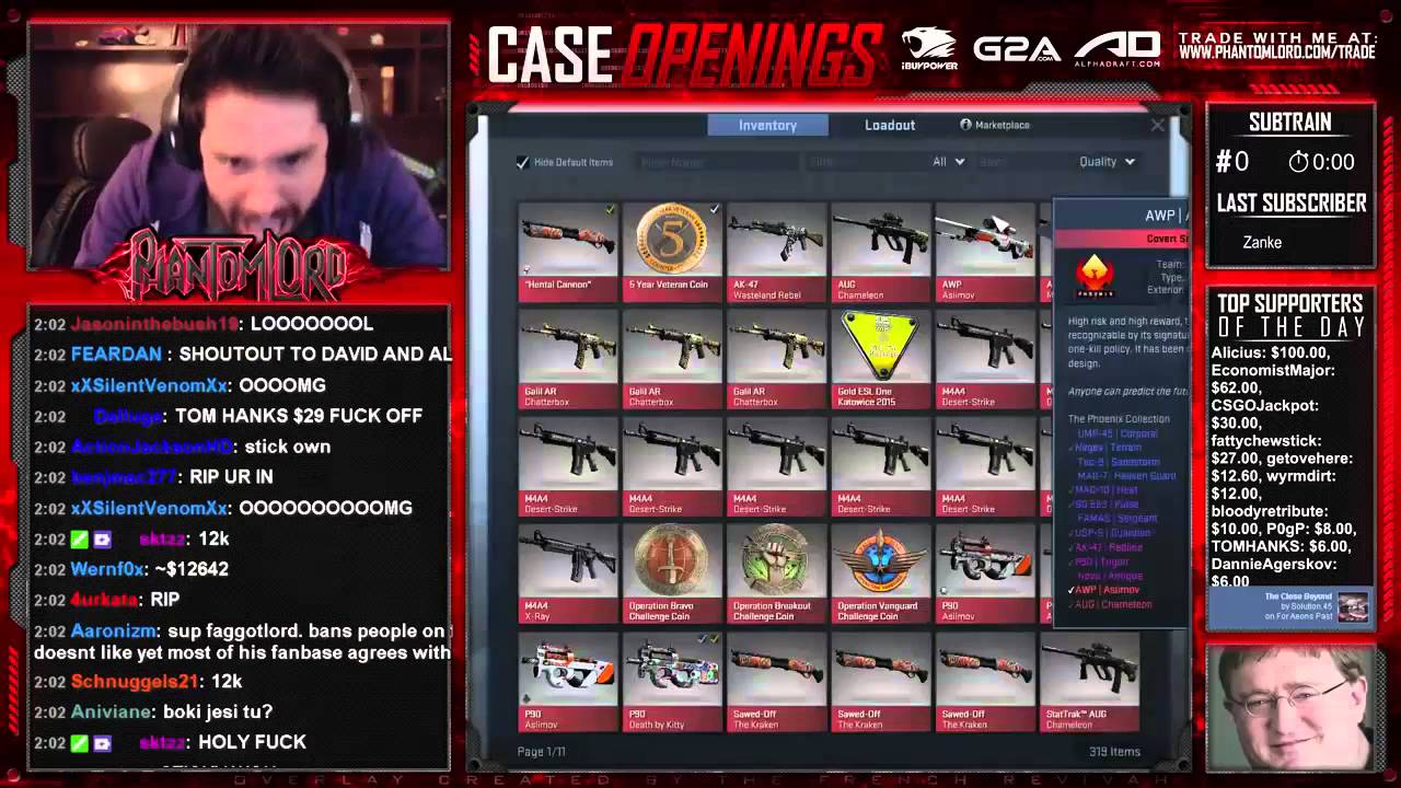 How to lose 1,000 euro or more. CS:GO Jackpot feat.Nitro,Isamu,TrilluXe,PhantomL0rd