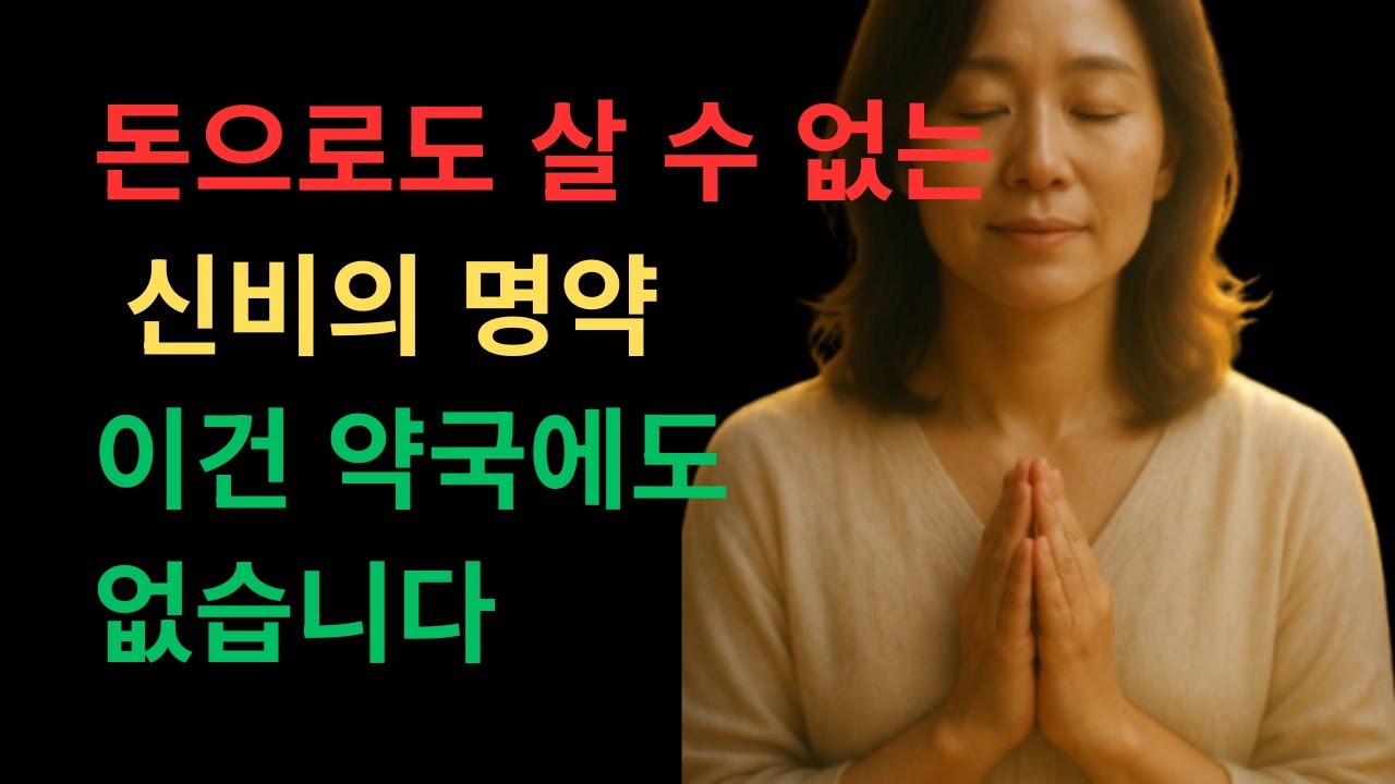 돈으로 살 수 없는 신비의 명약#건강 #건강정보 #건강한중년 #생활정보 #신비의명약#감사#웃음#잠