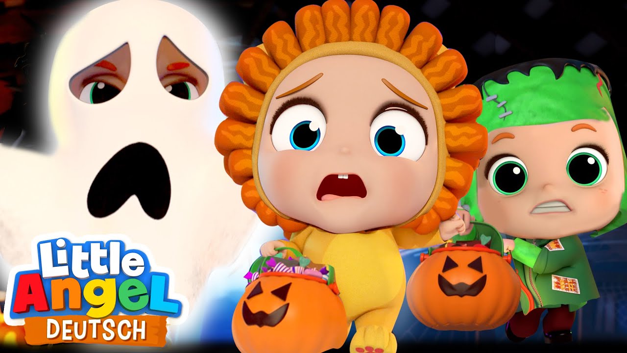 Kleine Spuk- und Gruselgeschichten | Halloween für Kinder | Little Angel Deutsch - Kinderlieder