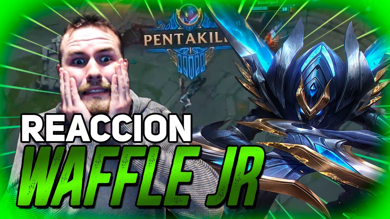 REACCIÓN AL MEJOR KHA'ZIX DE OCEANIA - WAFFLE JR - LEAGUE OF LEGENDS