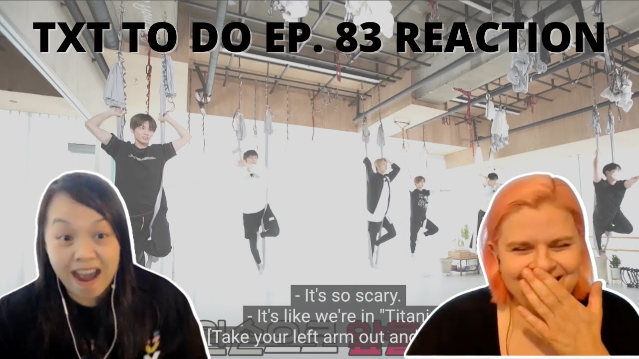 Flying Yoga Chaos, Part 1 | TO DO X TOMORROW X TOGETHER (TXT) - EP. 83 | Reaction